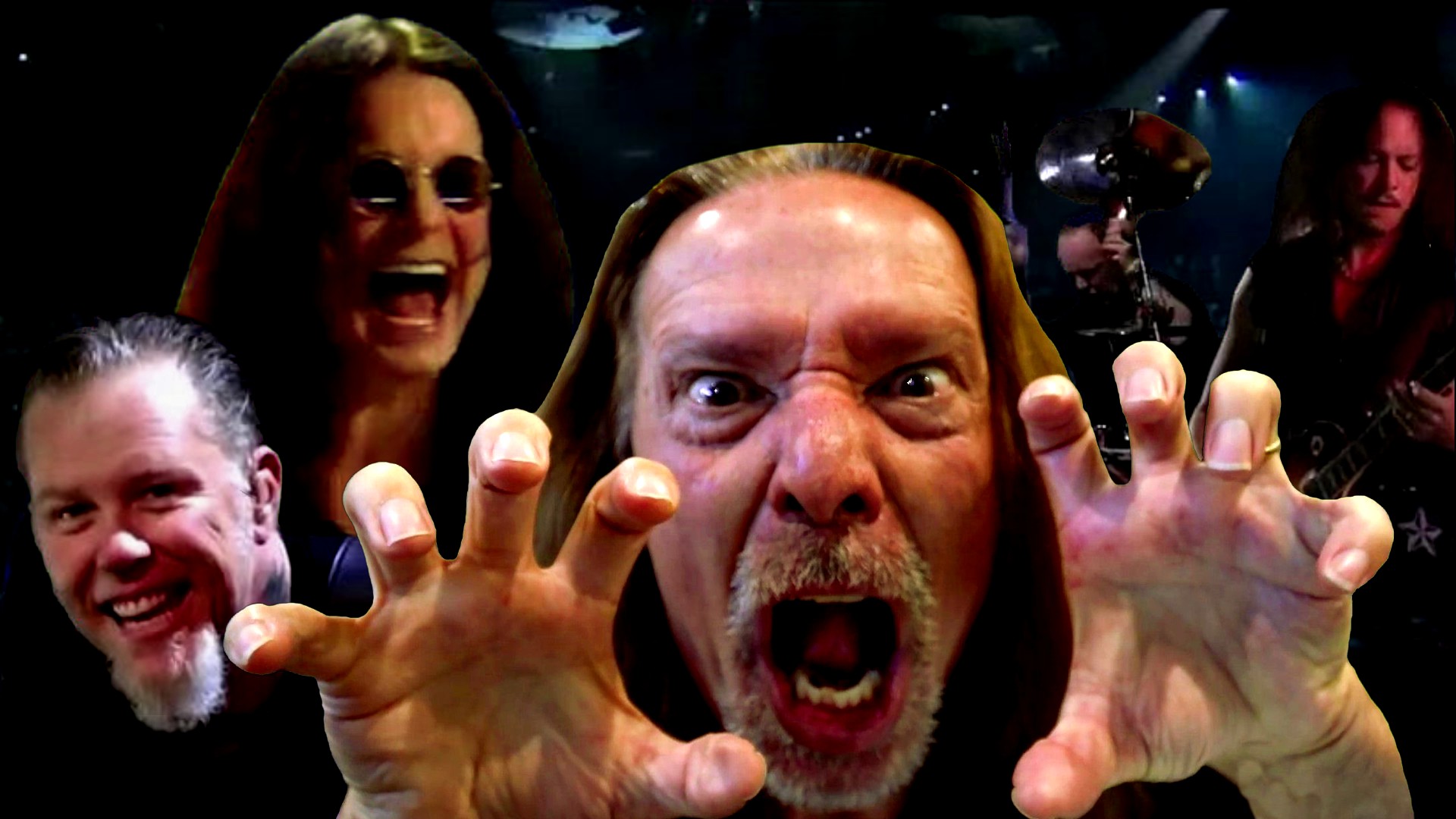 iron man with ozzy osbourne live metallica