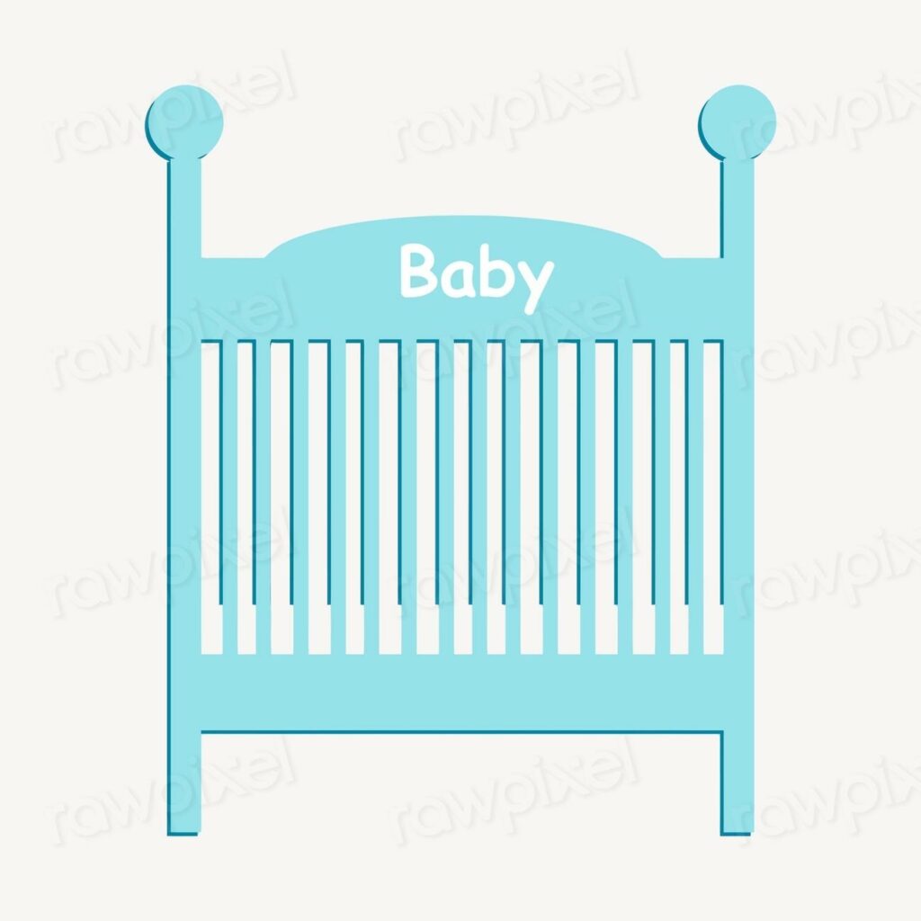 Baby crib clipart, care equipment - baby boy cribt cribt cribt cribt cribt cribt cribt cribt cribt c