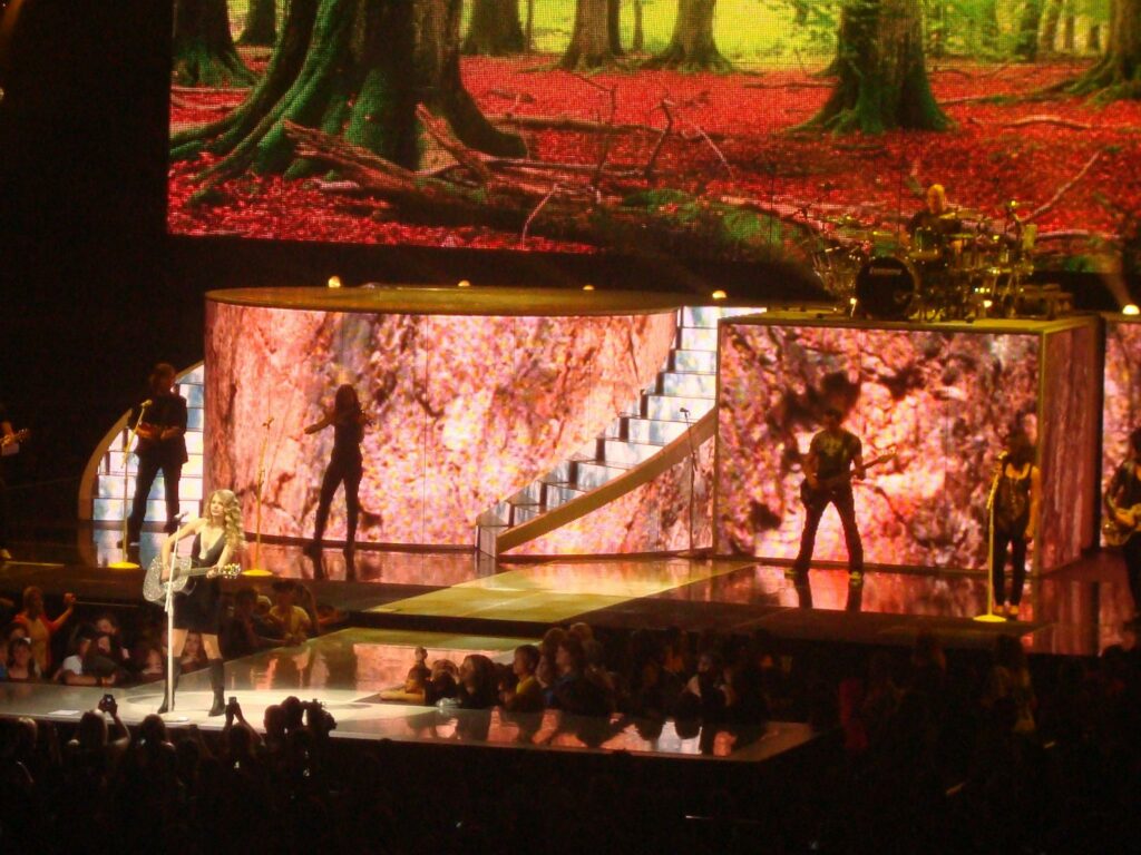 File:Taylor Swift - Fearless Tour - Austin 04.jpg - a large screen