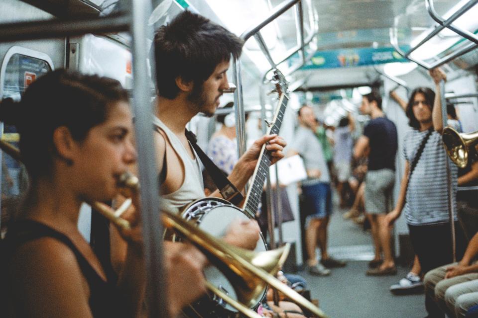 People Instrument - people on a subway train