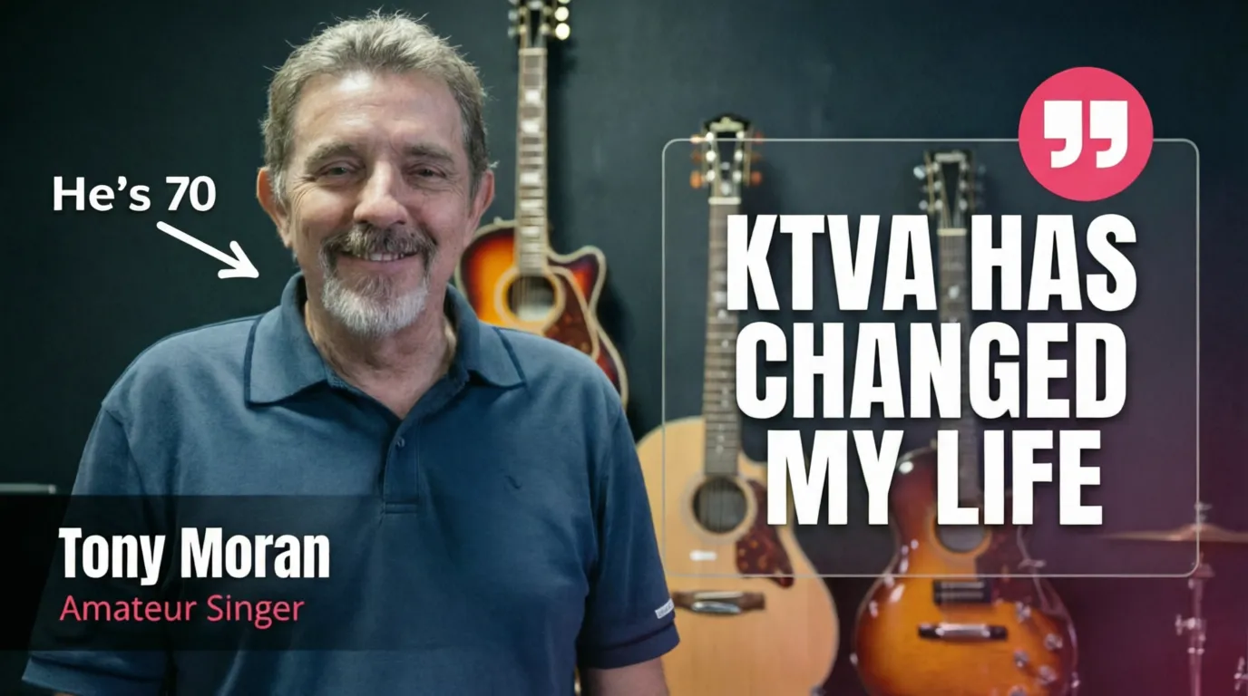 Tony Moran &mdash; singing better in his 70s